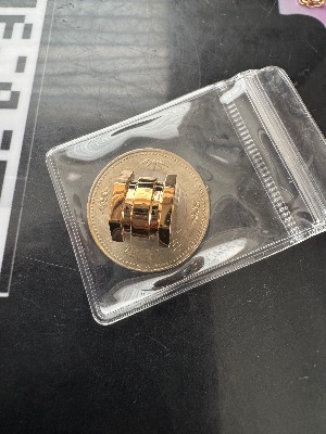 K18 Barrel Design Pendant