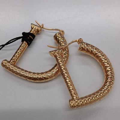 K18YG D Earring (Italy Gold)