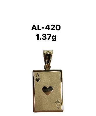 K18 Ace Pendant