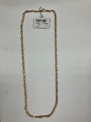 K18 PaperClip Chain Necklace