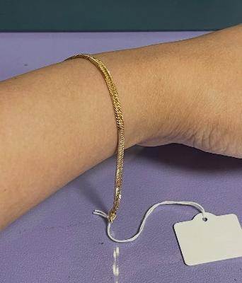 K18 12 Triple Cut Bracelet 5g 18cm