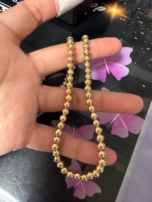 K18 Bubble Chain Necklace