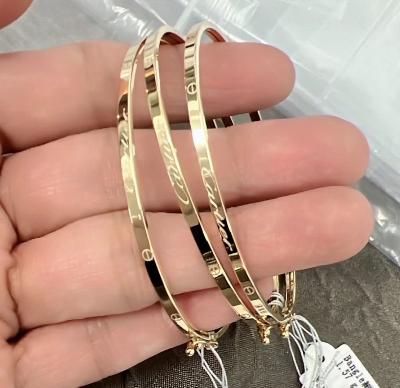 K18 Love Bangle 1.57g 16cm