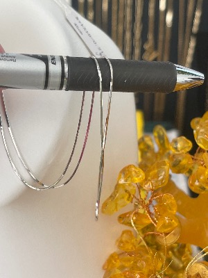 K18WG Soft Snake Chain