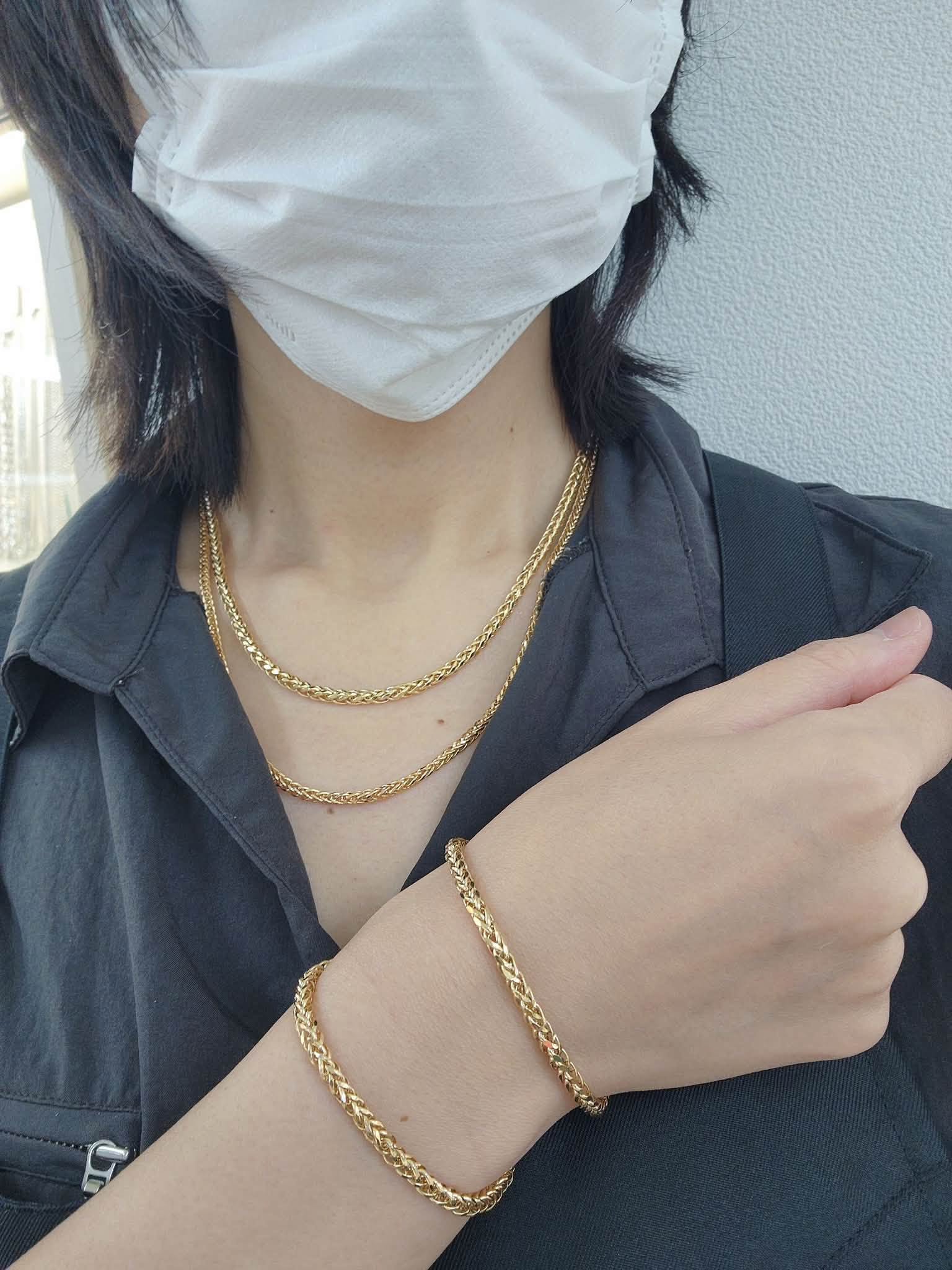 K18 H-Supiga Cut Chain