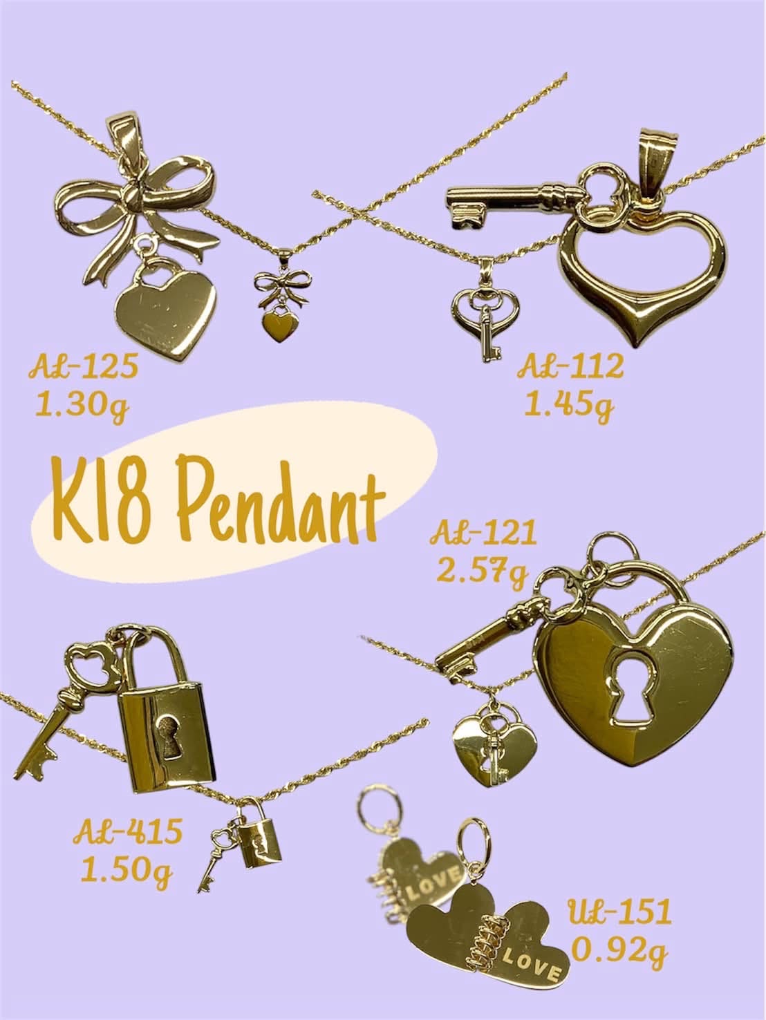 K18 Pendant